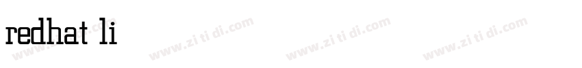 redhat light字体转换 redhat light字体转换